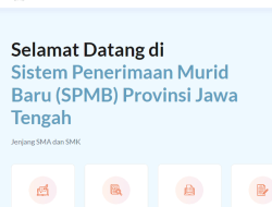 SPMB Jateng 2025 Resmi Dibuka! Simak Jadwal Lengkap, Panduan Pendaftarannya di Sini